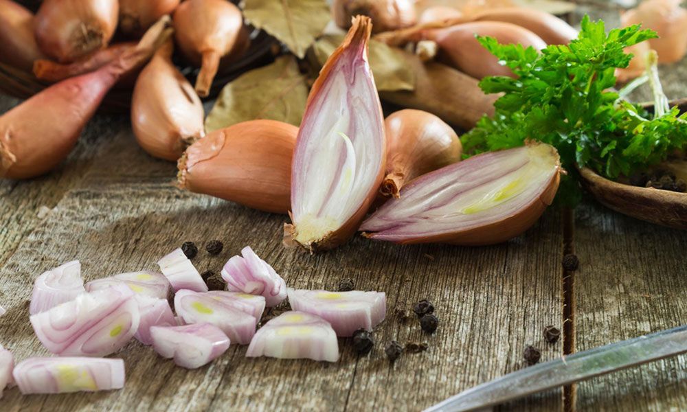 Cutted shallot